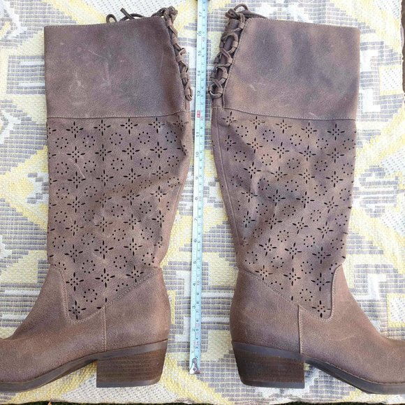 Not Rated  / Tall boots / Hermosa- Taupe #6 - Picture 8 of 8